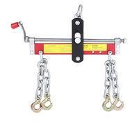 HINOPY Soporte de motor para grúa de motor, 900 kg, posicionador de grúa de taller con cadena de 30 cm de longitud, posicionador para pequeños talleres de automóviles, talleres