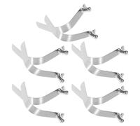 HINTRMENT 10 Piezas Clips de Resorte de Paleta para Paraguas y Vela, Acero Niquelado Resistente Alta Estabilidad, Ideales para Camping y Actividades al Aire Libre