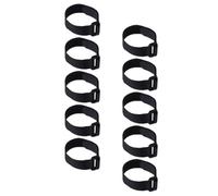 HINTRMENT 10 Piezas de Correas de Amarre de Nylon Diseño de Hebilla y Cinta Adhesiva, Ajustables y Firmes para Juegos de Carreras y Actividades