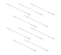 HINTRMENT 10 Varillas de Pvc para Colgar Carteles de 50 Cm Soportes, Tiras para Póster y Marcos, Barra Resistente para Exhibición en Tiendas, Supermercados y Centros Comerciales