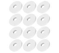 HINTRMENT 12 Piezas Recambios de Aromaterapia para Coche, Pastillas Difusoras Redondas de Pe Blanco Doble Anillo, para Adultos, Crean Ambiente Relajante en Automóvil Estilo Varios estilos