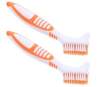 HINTRMENT 2 Cepillos Limpiadores para Caparazón de Tortuga Acuática Cerdas Densas y Flexibles Mango de Plástico Resistente Ideales para Eliminar Barro y Suciedad Hogar y Uso Diario