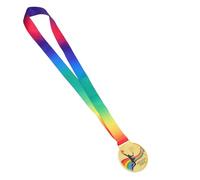 HINTRMENT 2 Medallas de Oro para Baloncesto, Medallas de Aleación de Zinc Doradas, Diseño Creativo y Superficie Lisa, Premio Deportivo Adecuado para Competición y Encuentro Deportivo