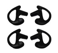 HINTRMENT 2 Pares de Tapones de Silicona Negros para Auricular de Radio | Kit de Tubo Acústico, Uso en Ejercicio Intenso, Audio Claro, No Bloquea el Canal Auditivo