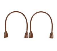 HINTRMENT 2 piezas Correa para Bolso Tote de Cuero PU Reemplazo para Asas de Mano y Pulsera Accesorio DIY para Mujer Color Café Banda Cómoda y Resistente para Bolsas Clásicas