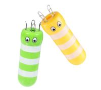 HINTRMENT 2 Piezas de Herramienta para Tejer DIY de Plástico Abs, Tejedora Manual Diseño de Abeja en Amarillo y Verde, Kit Creativo para Manualidades y Suéteres, Adecuado