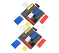 HINTRMENT 2 Piezas Juego de Abs Resistentes Decoloración para Desarrollo Infantil y Actividades en Grupo Pequeño 88 Desafíos Geométricos