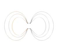 HINTRMENT 2piezas Diademas Aro Angelical Diadema Triple Capa de Metal para DIY Tocado de Diosa para Mujer Accesorios para Boda Cosplay Fiesta y Disfraz de Ángel