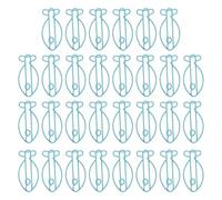 HINTRMENT 30 Clips de Papel Creativos Forma de Pez Azul, Metálicos y Decorativos para Organización sin Esfuerzo en Proyectos Escolares y Entornos Profesionales