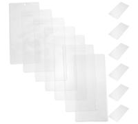 HINTRMENT 30 Fundas Transparentes de Pvc para Marcapáginas 7.7x16.3 Cm, Ligeras y Portátiles, Ideales para Proteger y Organizar Accesorios de Lectura