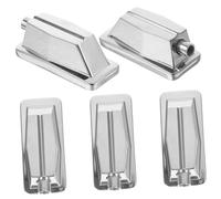 HINTRMENT 5 Ganchos de Repuesto para Batería, Orejetas de Caja de Metal Plateadas, Accesorios para Batería de Jazz, Piezas de Reemplazo Duraderas para Instrumentos Musicales