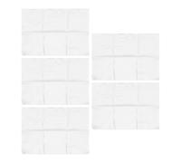 HINTRMENT 5 Piezas Tela Soluble para Bordado 14ct de 22cm de Ancho y 30cm de Largo, Material Plástico para Coser Directamente sobre Prendas, Adecuado para Bordado DIY y Minimizar Errores