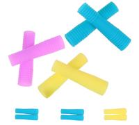 HINTRMENT 6pares Fundas de Silicona Antideslizantes para Mango de Tijeras de Cutícula Protectores Prácticos para Mango de Cortauñas Accesorios Seguros para Manicura Color Color Aleatorio