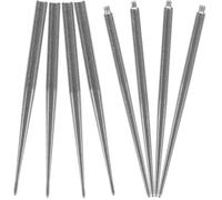 HINTRMENT 8 piezas Herramienta para Piercing de Cuerpo Pin de Inserción Cónica de Acero Inoxidable y Guía Segura para Nariz y Oreja Fácil de Usar y Duradera