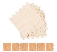 HINTRMENT Alfombrilla Puzzle Eva para Suelo de 12 Piezas Cuadradas, Material Eva Fácil de Montar y Desmontar, Adecuado para Bebés Casa o Gimnasio