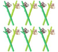 HINTRMENT Bolígrafos de Gel de Oficina Diseño Ergonómico y Cuerpo de Plástico, 12 Piezas Multicolor para Material Escolar y Papelería Detalles Finos y Uso Cómodo