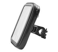 HINTRMENT Bolsa para Teléfono de Bicicleta y Motocicleta de PU Ajuste Arbitrario de Juntas Adecuado para Celebracion Verano en Negro