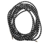 HINTRMENT Cable de Guitarra Eléctrica 6 Metros Conector Jack 6.35 Mm, Cable de Audio Blindaje Reductor de Ruido, Amplificador y Batería Electrónica, Accesorio para Instrumento Musical