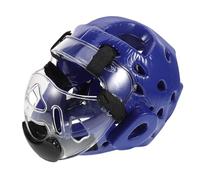 HINTRMENT Casco para Taekwondo y Equipo de Protección Escudo Protector de Nariz, Cómodo y Transpirable, Espuma y PU, Ajuste Ajustable con Correas para Entrenamiento y Competición de