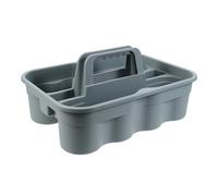 HINTRMENT Cesta de Limpieza de Plástico Asa para Almacenamiento de Herramientas y Artículos Diversos, Organizador Multiusos Compacto para Uso Doméstico y Profesional, Cesta Portátil