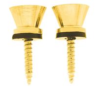 HINTRMENT Clavos de Correa para Guitarra Metálicos, Paquete de 2 Piezas, Cierre Antideslizante para Correas de Guitarra Eléctrica y Acústica, Accesorios Duraderos para Uso Color Aleatorio