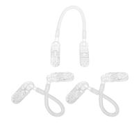 HINTRMENT Clips Ajustables para Sombreros a Prueba de Viento, 3 Piezas de PC Flexibles Diseño Creativo para Uso Diario y Actividades al Aire Libre
