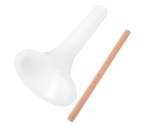 HINTRMENT Embudo Manual para Embutir Salchichas con Tubo 22 para Tripa de Cerdo y Palo de Madera, Herramienta de Plástico para Hacer Salchichas Caseras, Kit de Relleno Manual Reutilizable