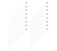 HINTRMENT Enhebradores de Agujas de Alambre para Coser 20 Cm, 30 Piezas Mango de Papel Adhesivo, Herramienta Manual para Enhebrar Agujas, Accesorios de Costura y Manualidades, Adecuado