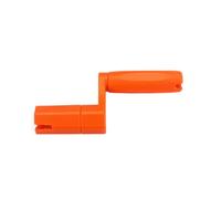 HINTRMENT Enrollador de Cuerda Naranja Multifunción Extractor de Pasadores de Puente y Ajuste de Cuerdas para Ukulele y Dobro de Plástico