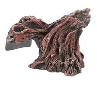 HINTRMENT Escondite Reduce la Luz del Día para Reptiles Forma de Tronco de Resina y CREA Ambiente Oscuro Adecuado para Terrarios de Lagartos y Hamsters
