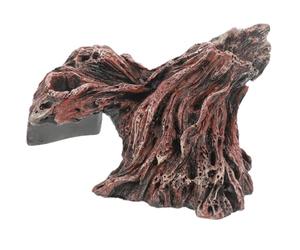 HINTRMENT Escondite Reduce la Luz del Día para Reptiles Forma de Tronco de Resina y CREA Ambiente Oscuro Adecuado para Terrarios de Lagartos y Hamsters