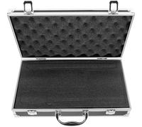 HINTRMENT Estuche para Micrófono Profesional Negro, Caja Rígida Resistente a Golpes con Interior de Espuma, Maletín Portátil para Almacenamiento y Protección de Micrófono en Exteriores