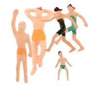 HINTRMENT Figuras de Playa en Miniatura 1:75, 5 Piezas de Modelos de Personas en Traje de Baño de 2.8 Cm, Accesorios para Diorama y Maquetas de Tren, Decoración para Varios Estilos