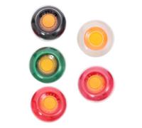 HINTRMENT Humedecedores de Dedos para Contar Billetes 5 Pcs Esponja Suave Multicolor Agente Humectante para Dedos Empleados Bancarios Oficina y Clasificación de Documentos