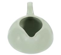 HINTRMENT Jarra de Cerámica Verde para Salsa y Leche con Gran Capacidad y Diseño Minimalista, Fácil de Limpiar, Adecuado para Accesorios de Cocina y Condimentos