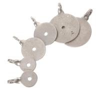 HINTRMENT Juego Robusto de 6 Piezas de Diana Tiro de Acero Inoxidable para Practicar al Aire Libre y Objetivos para Tiro Versátiles y Duraderos