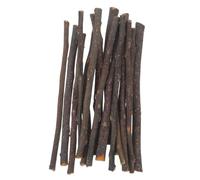 HINTRMENT Juguete con Rama de Manzana Seca para Cuidado Dental Barra de Morder de Madera Natural y Entretenimiento Seguro para Mascotas