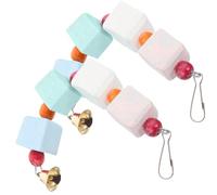 HINTRMENT Juguete para Morder Pájaros de Mineral en Pack de 2 Piezas Que Reduce el Estrés y Es Adecuado para Loros y Aves Pequeñas Color Aleatorio