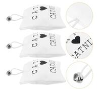 HINTRMENT Juguetes para Gatos Hierba Gatera 3 Piezas 10x7cm Costuras Resistentes y Relleno de Algodón PP para Gatos Pequeños Varios Estilos