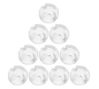 HINTRMENT Kit de 20 Topes y Conectores de Cadena Transparente de Pom para Persianas Romanas y Estores, Ajustables, para Hogar y Oficina