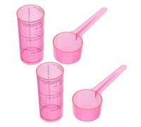 HINTRMENT Kit de Medidoras para Alginato Dental de Rosa, 2 Juegos, Uso Versátil y Fácil de Limpiar para Clínicas Dentales y Laboratorios