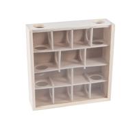 HINTRMENT Laberinto de Madera para Hámster con Efecto de Molares y Diseño Adorable, Túnel de Actividad para Pequeños Animales en Jaulas Grandes o Cajas de Clasificación