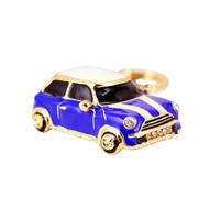 HINTRMENT Llavero Metálico con Piedras Brillantes para Mujer Colgante Decorativo para Bolso y Llaves Accesorio Ligero y Portátil para Coche y Objetos Personales