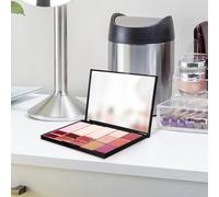 HINTRMENT Paleta de Maquillaje Vacía Magnética Base Abs y Espejo, Diseño Cuadrado Plano, Función Versátil Adecuado para Viajes y Estuches de Sombras de Ojos