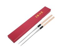 HINTRMENT Palillos Japoneses de Cocina Acero Inoxidable Punta Puntiaguda 150 Mm, 2 Piezas para Sushi y Sashimi, Utensilios Chef Profesionales para Restaurante y Uso Doméstico