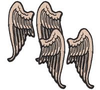 HINTRMENT Parches Bordados de Alas de Pu para Coser en Ropa, Mochilas y Sombreros, 2 Pares (izquierdo y Derecho), Accesorios de Decoración Infantiles, Parches para Chaquetas y