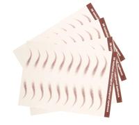 HINTRMENT Pegatinas Adhesivas para Cejas 3d Realistas Prueba de Agua Tecnología de Transferencia de Agua, Aspecto Natural, 4 Hojas para Mujer
