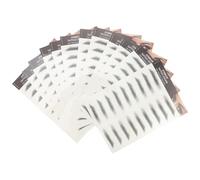 HINTRMENT Pegatinas para Cejas Impermeables y Tinta de Soja Efecto Pelo Natural, 12 Unidades en Negro, Papel de Transferencia de Agua para Probar Diferentes Formas