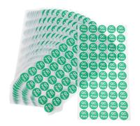 HINTRMENT Pegatinas Redondas Adhesivas y Mejora de Eficiencia 1000 de Papel para Control de Calidad y Gestión de Inventario en Almacén, Diseño Versátil