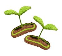 HINTRMENT Pinzas Pelo de Lana para Chica Adolescente, Clips de Brotes Adorables y Versátiles, Diseño Seguro y Material de Lana y Metal, Pack de 2 Piezas para Todas las Ocasiones